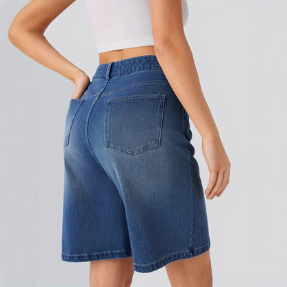 Short en jean vintage pour femme