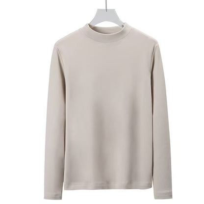 Top Thermique Femme à Col Montant– Basique Chic et Chaud