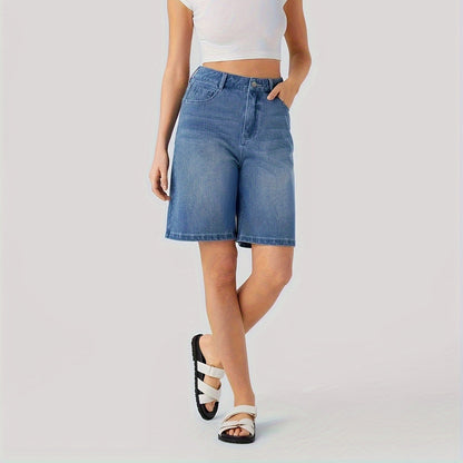 Short en jean vintage pour femme
