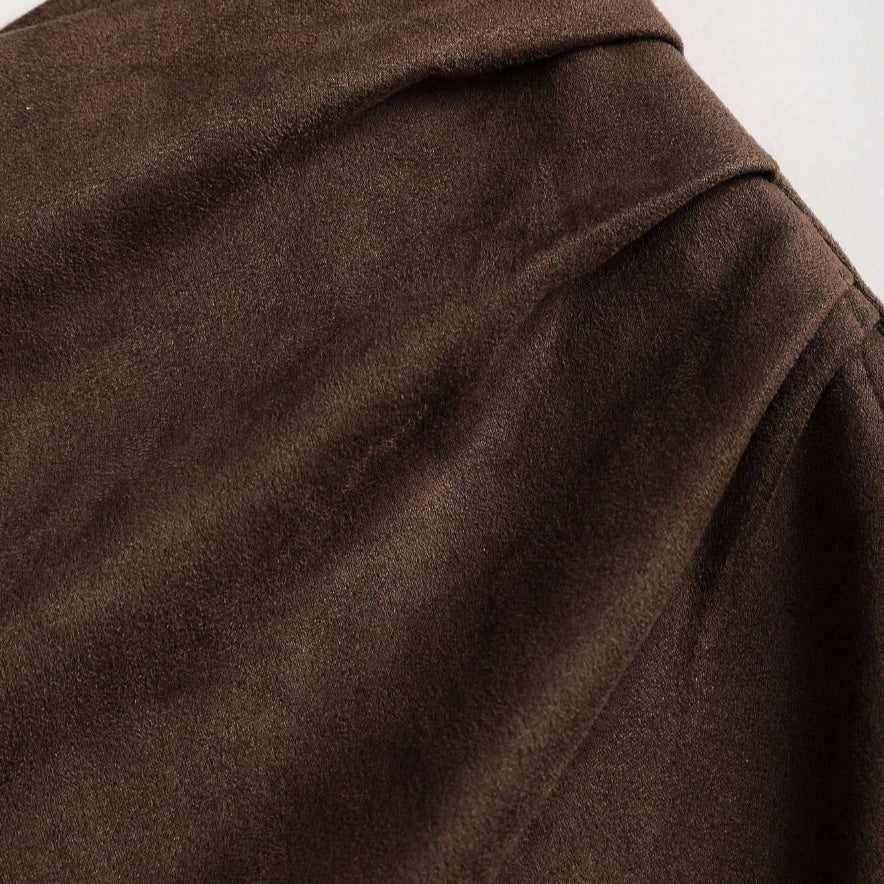 Jupe courte drapée asymétrique pour femme