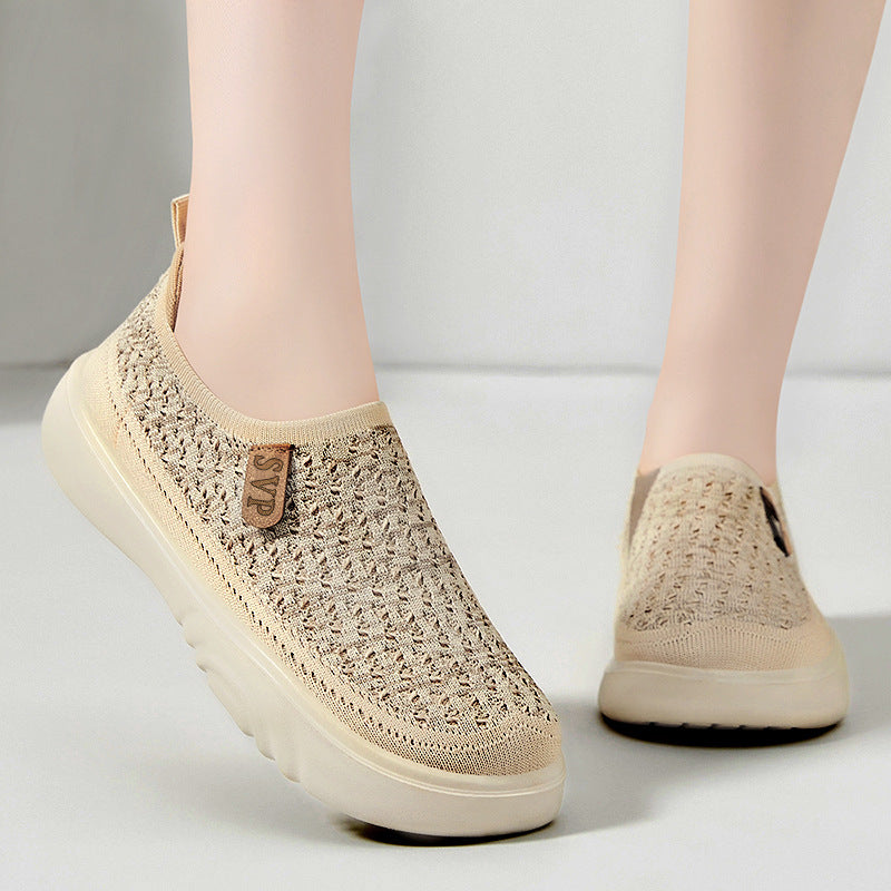 Versatile Spring Flyknit Breathable No-odor Casual Shoes
