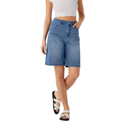 Short en jean vintage pour femme