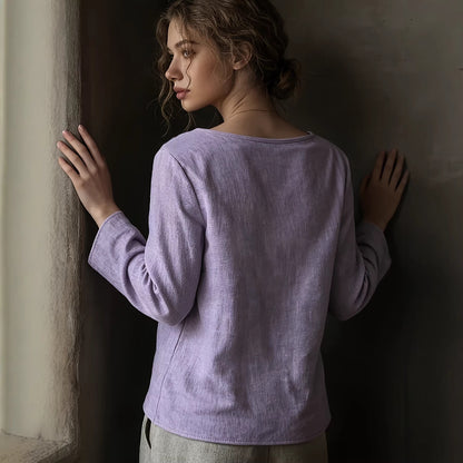 Blouse Vintage Femme à Dentelle – Col Bateau Élégant